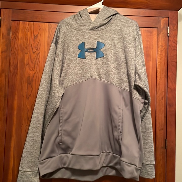 Under Armour Gray and Blue Hoodie - Picture 1 of 4